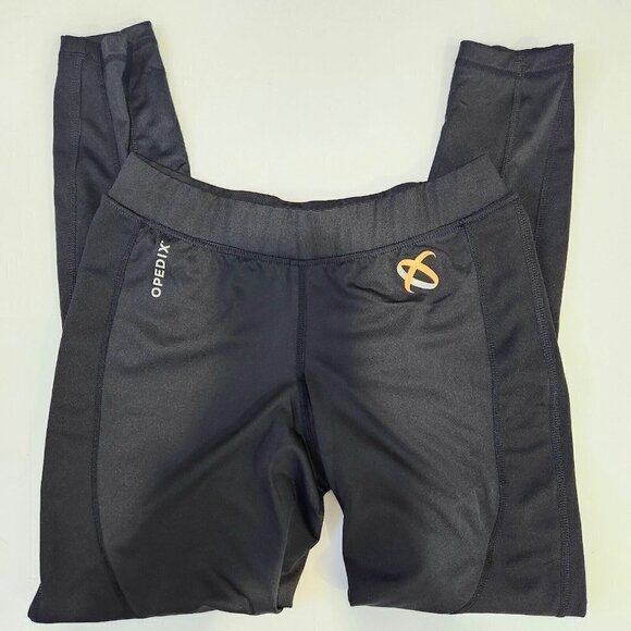 Opedix U1 Knee Support Tights Womens Small Black Skiing Athletic Cropped - Picture 9 of 10